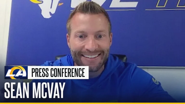 Sean McVay Talks About Trading For Roger McCreary, Puka Nacua’s Game Status & His Morning Routine