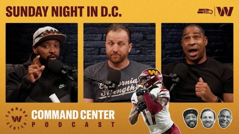 Terry Returned What Washington Learned Seahawks on SNF Podcast Washington Commanders NFL
