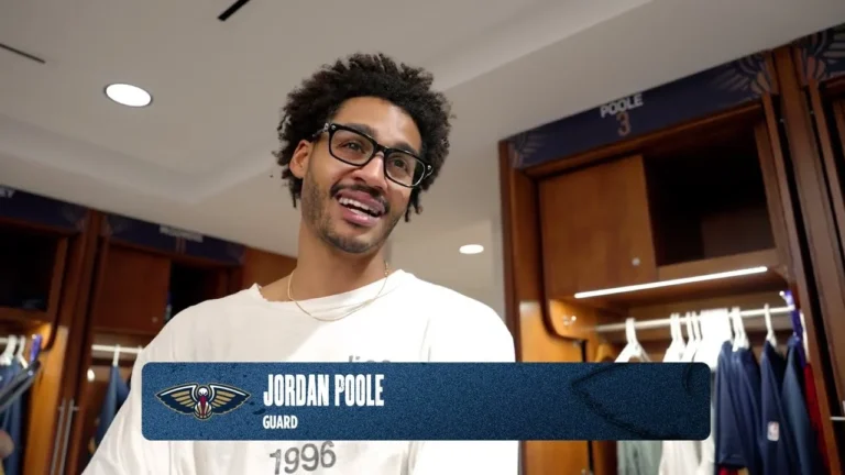 Jordan Poole Pelicans-Celtics Postgame 10 27 25