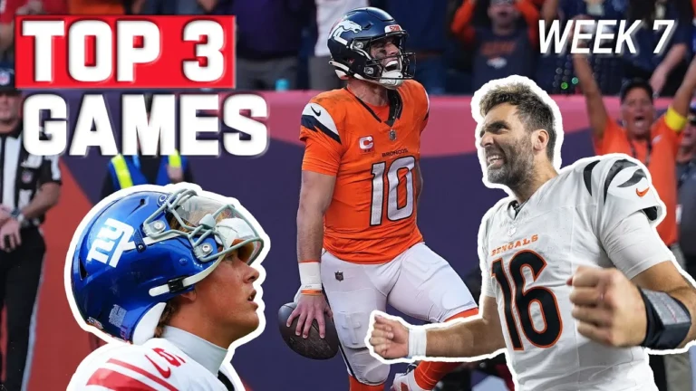 Inside Look at 3 CAN’T-MISS Games of Week 7