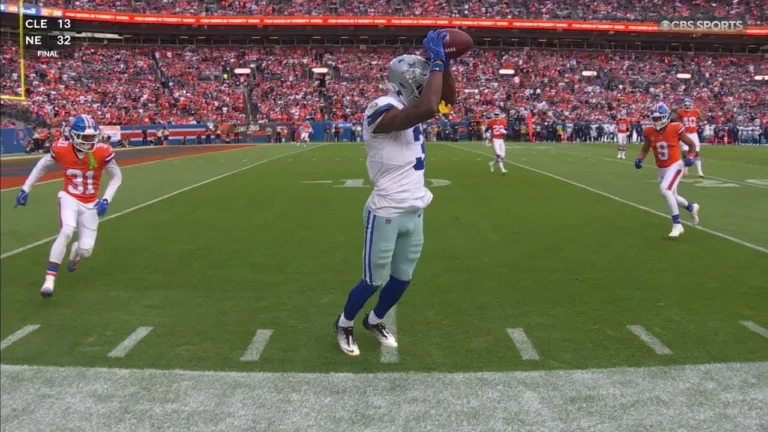 Frame it! Pickens toe-tap catch on fourth down is picturesque
