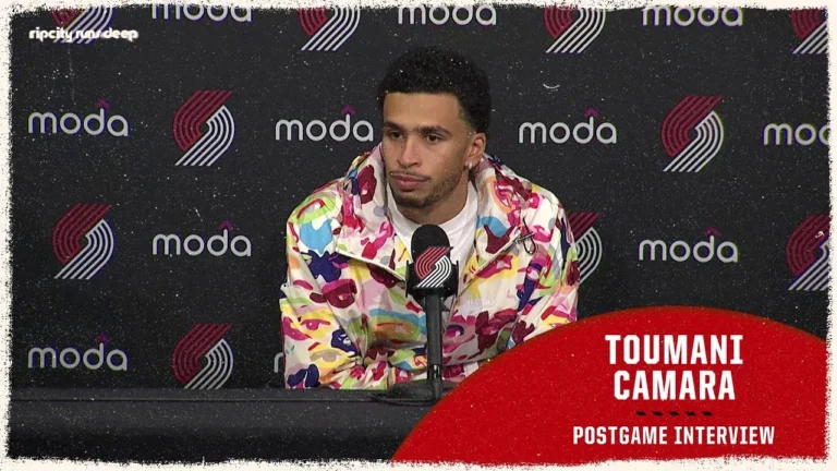 Toumani Camara Discusses Preparing for Warriors, Small Lineup, and Mismatches
