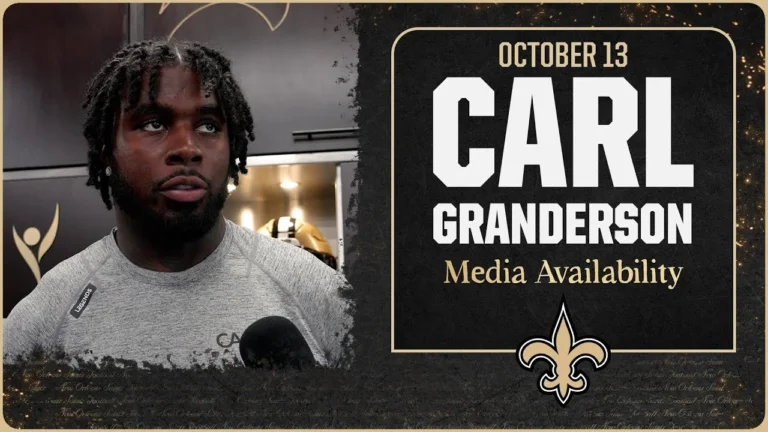 Carl Granderson on close losses, getting to QB New Orleans Saints
