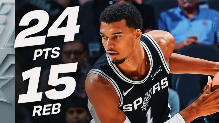 Wemby’s 24-PT DOUBLE-DOUBLE vs Raptors October 27, 2025