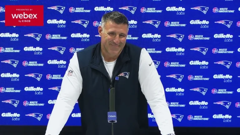 Mike Vrabel: We Ask Everyone to Prepare as a Starter. Patriots Press Conference