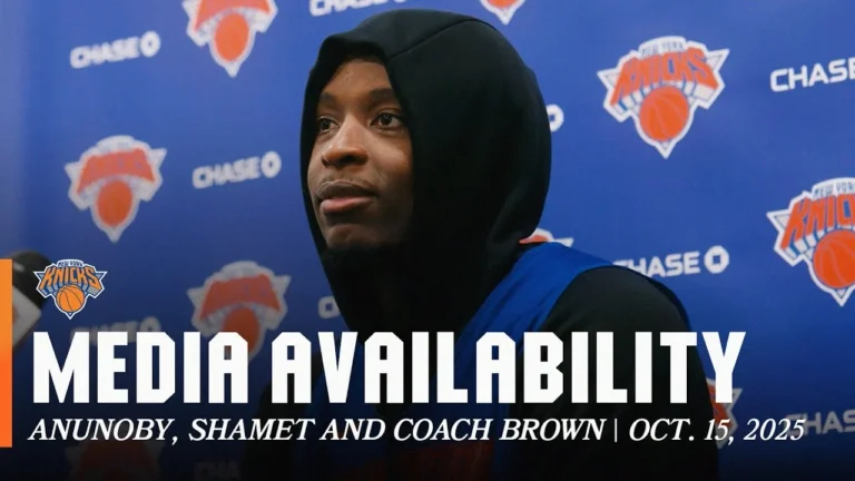 OG Anunoby, Landry Shamet, & Coach Mike Brown Post Practice Media October 15, 2025