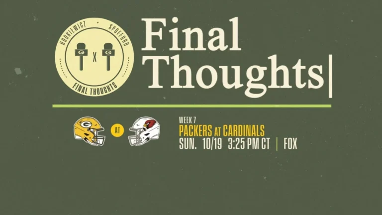 Final Thoughts: Packers vs. Cardinals Week 7