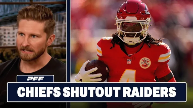 Las Vegas Raiders vs. Kansas City Chiefs Review PFF Grade Release Show Review