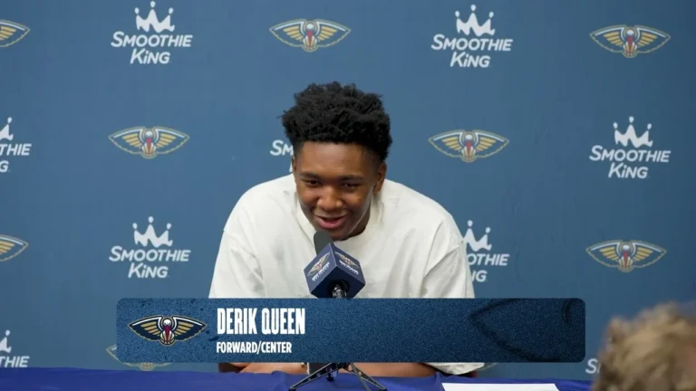 Derik Queen interview Pelicans-Spurs Postgame 10 24 2025