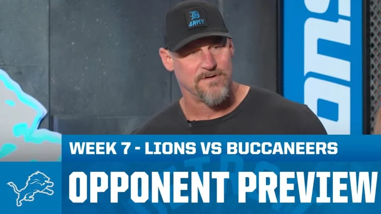 Dan Campbell previews Lions vs Buccaneers 2025 Week 7 Opponent Preview