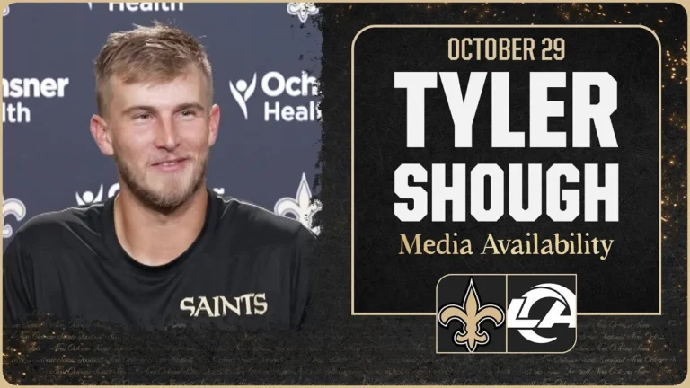 Tyler Shough on opportunity to start vs. Rams New Orleans Saints
