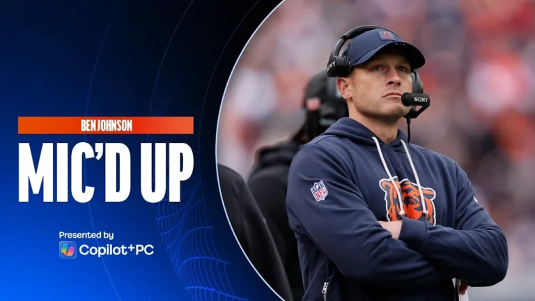 Ben Johnson Mic’d Up Chicago Bears