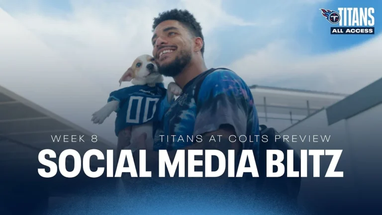 Titans, Puppies, and Touchdowns Social Media Blitz