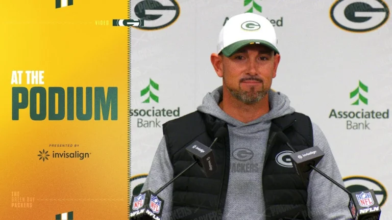 Matt LaFleur details Tucker Kraft’s leadership growth