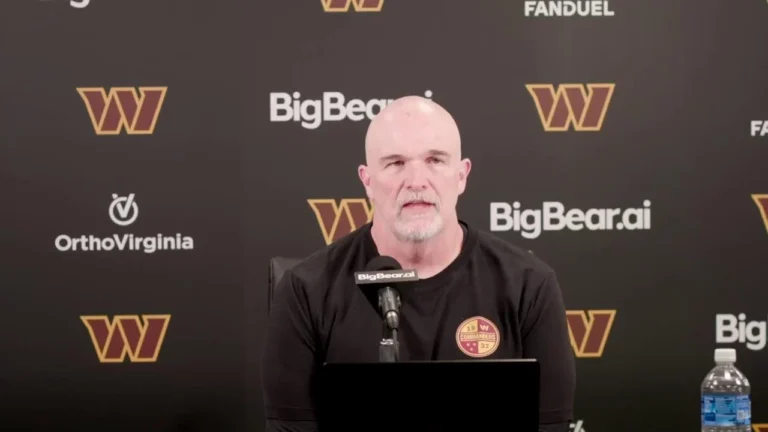 HC Dan Quinn Speaks to the Media the Day After the Loss to the Cowboys Washington Commanders