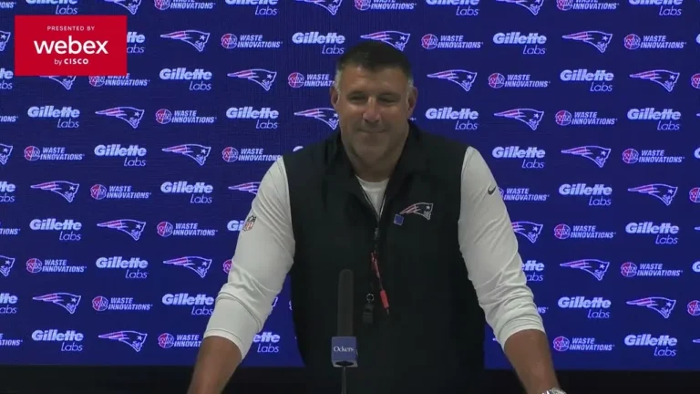 Mike Vrabel on the Team Preparing for the Titans: They’re Locked In. Patriots Press Conference