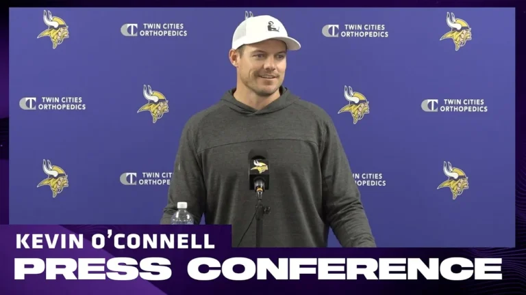 Kevin O’Connell on Team’s Injury Updates, J.J. McCarthy, Quarterback Position for Eagles Game