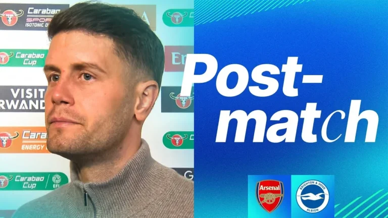 POST-MATCH Hurzeler’s Carabao Cup Reaction Arsenal v Brighton