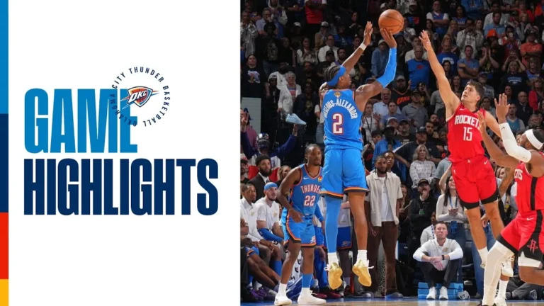 OKC Thunder vs Houston Rockets Game Highlights October 21, 2025