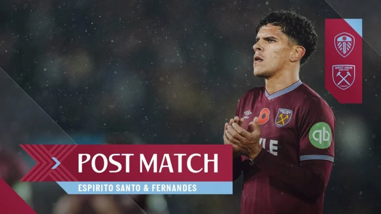 We Need To Bounce Back Nuno & Fernandes Post Match Reactions Leeds v West Ham