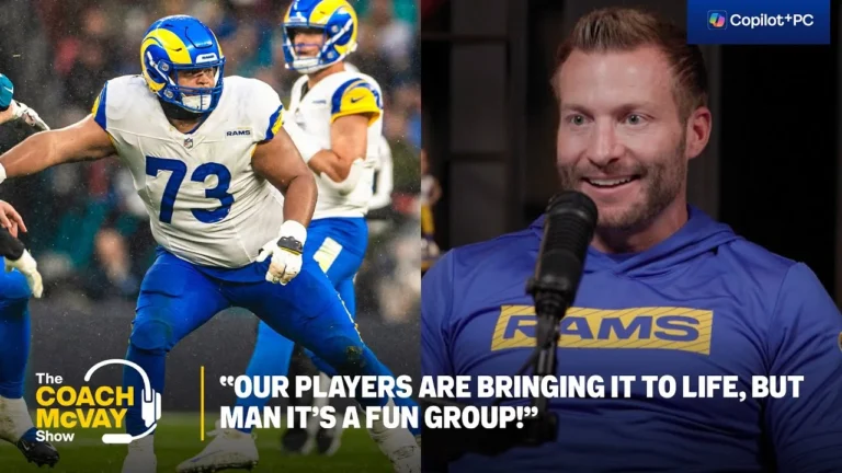 Sean McVay Discusses Steve Avila’s Return, The Defense Playing As A Collective Unit & Roster Moves