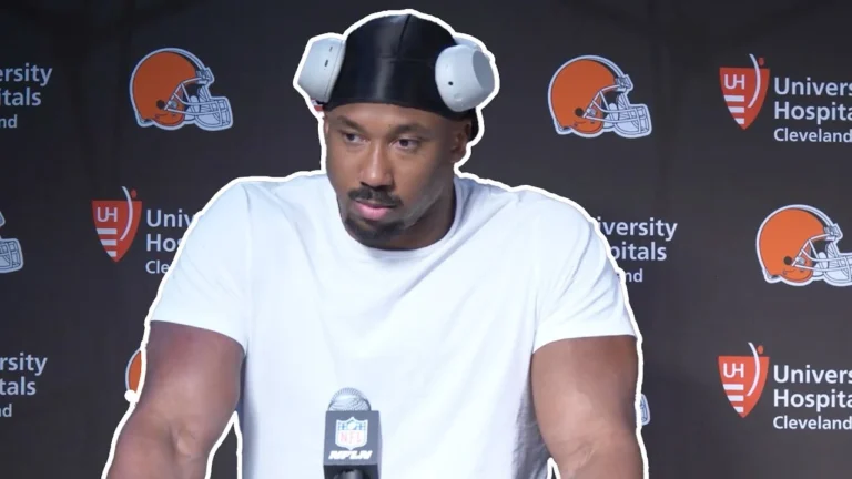 Myles Garrett Postgame Press Conference – Week 8 vs. New England Patriots