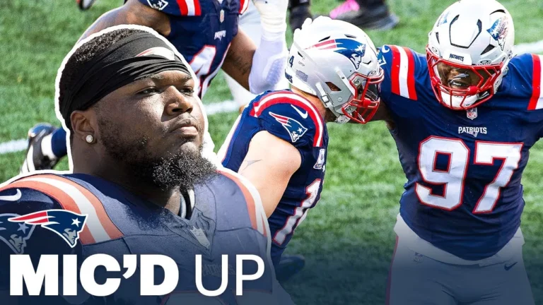 MIC’D UP: Milton Williams Leads Patriots Defense in Win Over Browns Patriots