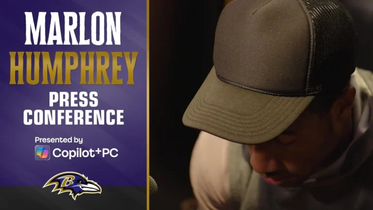 Marlon Humphrey on Turning Around the Season Baltimore Ravens