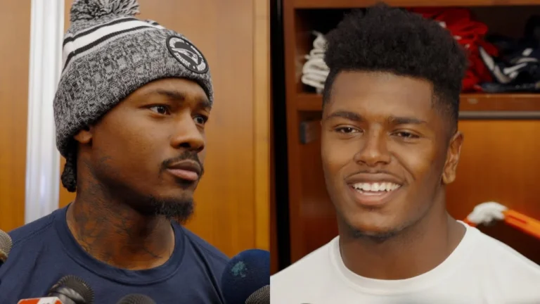 Stefon Diggs & Jaylinn Hawkins Address the Media Patriots Press Conference