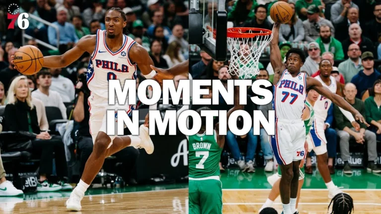 Moments in Motion: Sixers vs. Celtics 10.22.25