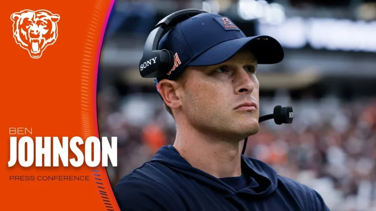 Ben Johnson previews personnel matchups vs. Ravens Chicago Bears