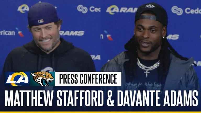 Matthew Stafford & Davante Adams Talk About Sunday’s 35-7 Win Over The Jaguars