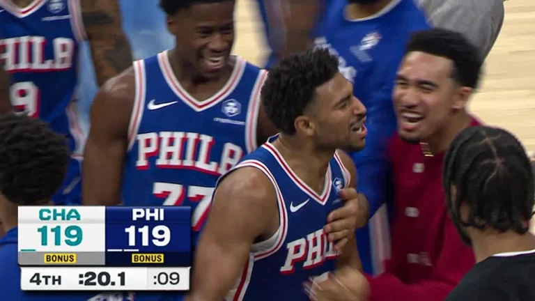 Final 4:29 MUST-SEE ENDING 76ers vs Hornets October 25, 2025