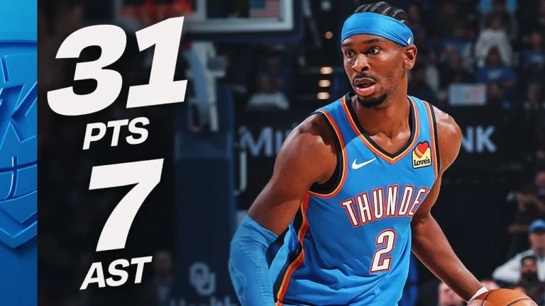 SGA’s 31 Points Lead OKC To 6-0 Start October 30, 2025