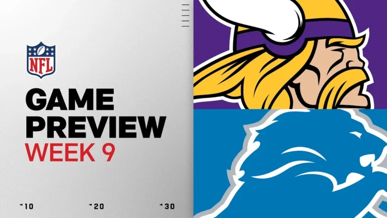 Minnesota Vikings vs Detroit Lions Week 9 Game Preview