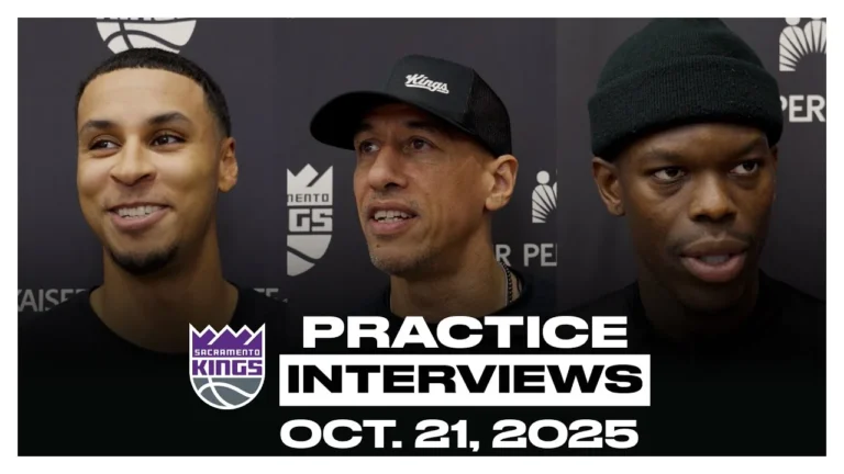 Keegan Murray, Dennis Schröder and Coach Christie Practice Interviews 10.21.25
