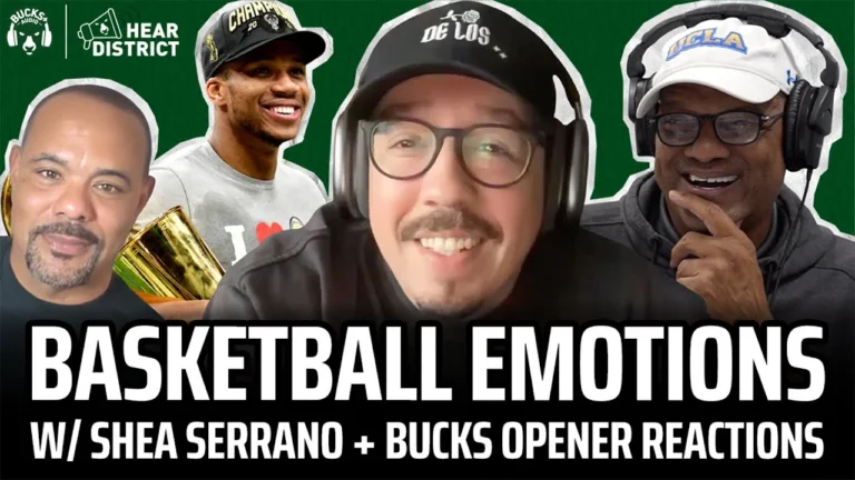 Shea Serrano on Giannis’ Title Run & Top Hoops Films Bucks Opener Takeaways (Hear District Ep. 86)