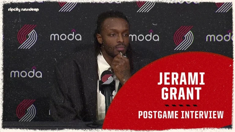 Jerami Grant Discusses Coming Off the Bench, Having an Edge, and Playing as a Big