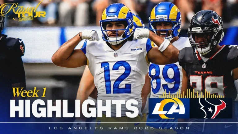 HIGHLIGHTS: Rams Top Plays In Week 1 Win vs. Texans: Nate Landman’s Peanut Punch & More