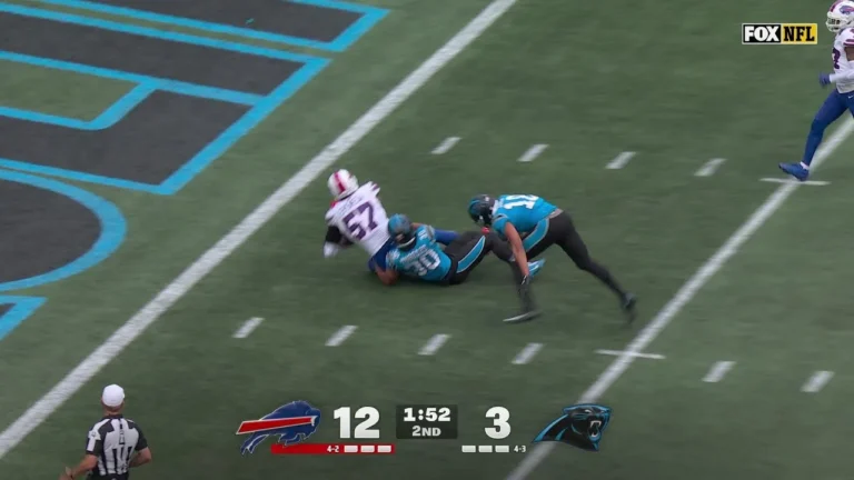 A.J. Epenesa Interception lead to a Josh Allen Rushing Touchdown