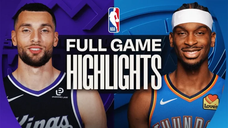 KINGS at THUNDER FULL GAME HIGHLIGHTS October 28, 2025