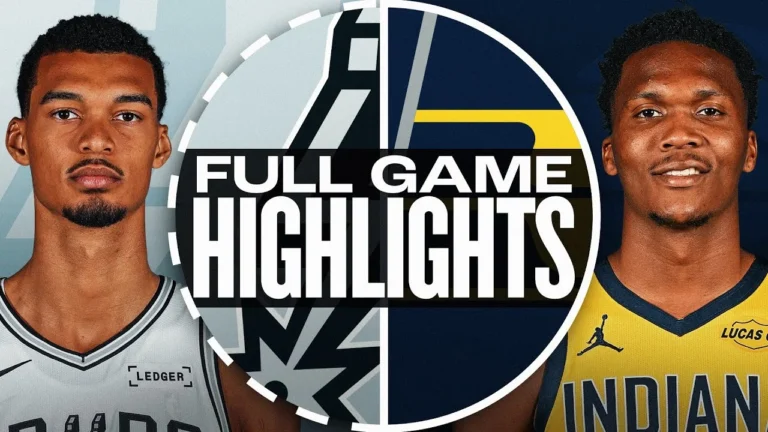 SPURS at PACERS FULL GAME HIGHLIGHTS October 13, 2025