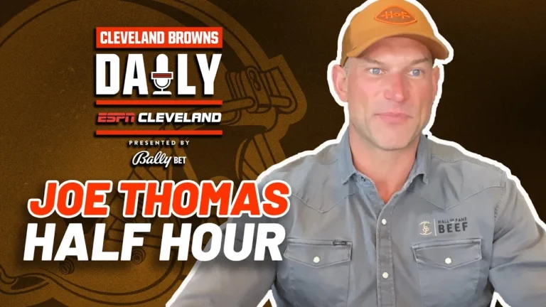 Joel Bitonio Flowers Joe Thomas Half Hour 10.13.25