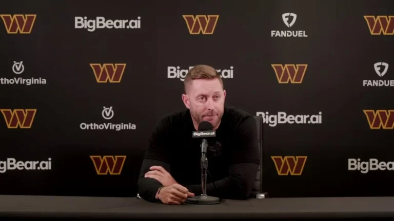 LIVE: OC Kliff Kingsbury Speaks to the Media Before Practice Washington Commanders