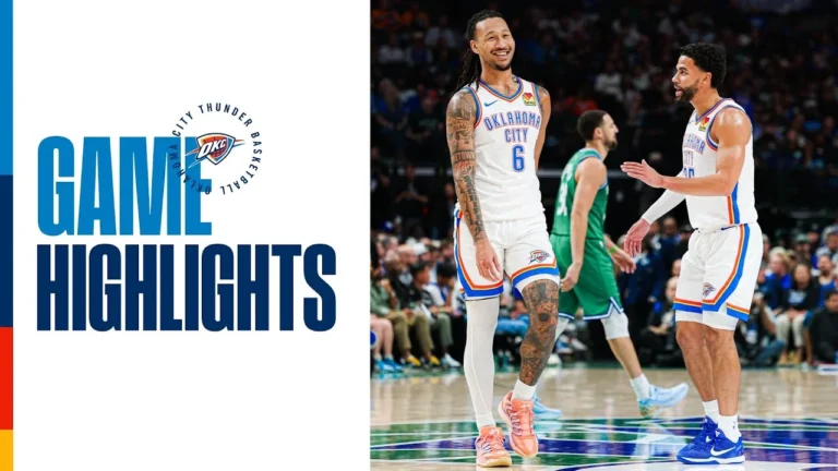 OKC Thunder at Dallas Mavericks Game Highlights October 27, 2025