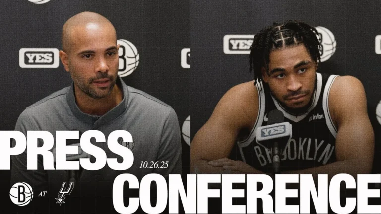 Jordi Fernández and Cam Thomas Postgame Press Conferences vs San Antonio