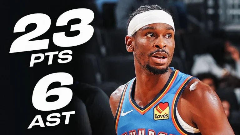 Shai Gilgeous-Alexander Scores 23 Points In 19 Minutes October 14, 2025