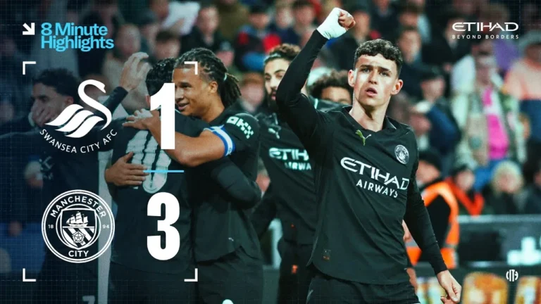 EXTENDED HIGHLIGHTS Swansea 1-3 City Cherki stars in City comeback!