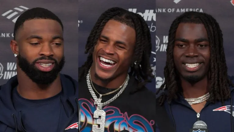 K’Lavon Chaisson, DeMario Douglas, Rhamondre Stevenson & More Address the Media Press Conference
