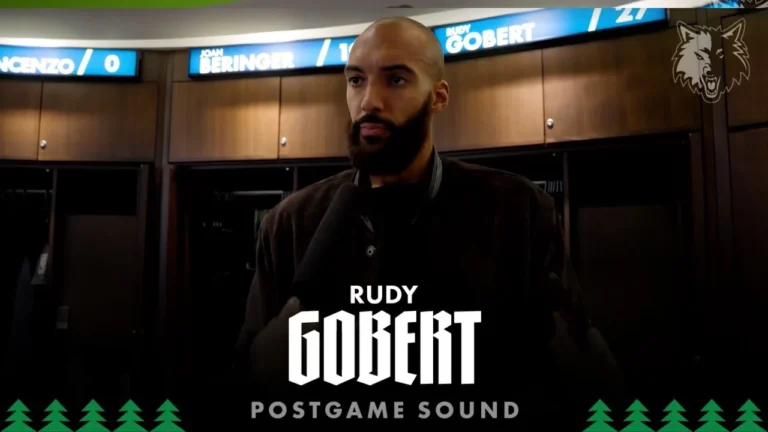 We Did A Great Job Staying Aggressive. Rudy Gobert Postgame Sound 10.26.25